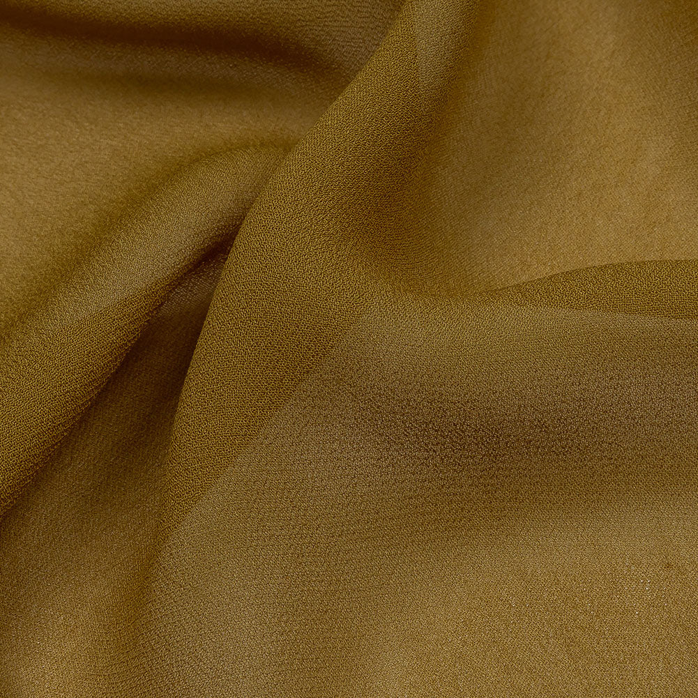 Famous Australian Designer Cumin Viscose Georgette Detail