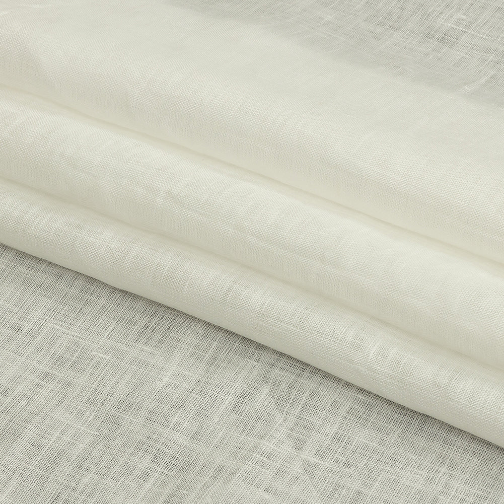 Famous Australian Designer Snow White Lightweight Linen Woven Folded
