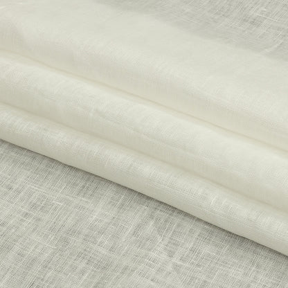Famous Australian Designer Snow White Lightweight Linen Woven Folded