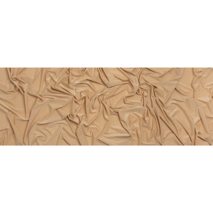 Stretch Polyester Jersey - Beige - Famous Australian Designer Deadstock Full