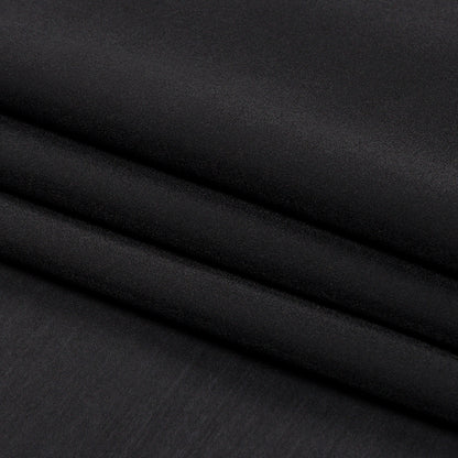 Famous Australian Designer Black Polyester Organza Folded