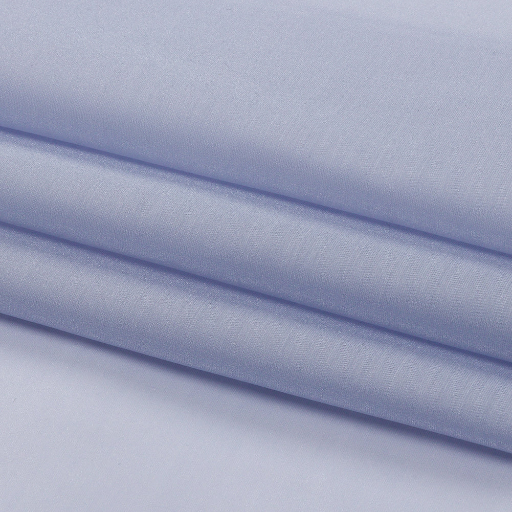 Famous Australian Designer Light Periwinkle Polyester Organza Folded