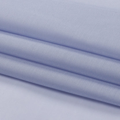 Famous Australian Designer Light Periwinkle Polyester Organza Folded