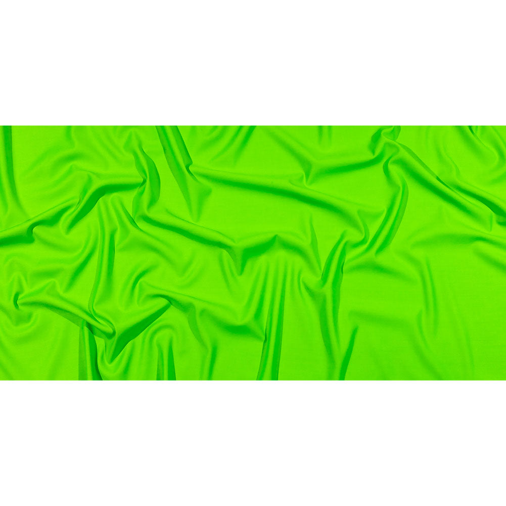 Italian Hi-Vis Green Double Face Stretch Super 150 Virgin Wool Twill Suiting