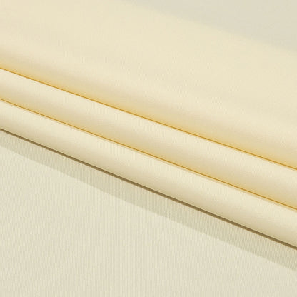 Italian Ivory Double Face Stretch Super 160 Virgin Wool Twill Suiting