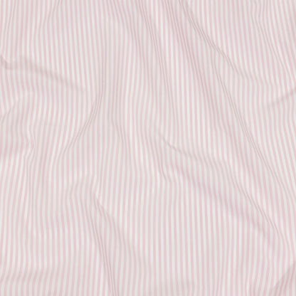 Balenciaga Italian Pink and White Candy Striped Cotton Poplin
