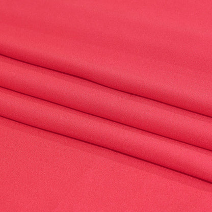 Balenciaga Italian Hot Pink Stretch Polyester Crepe Folded