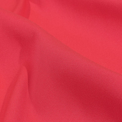 Balenciaga Italian Hot Pink Stretch Polyester Crepe Detail