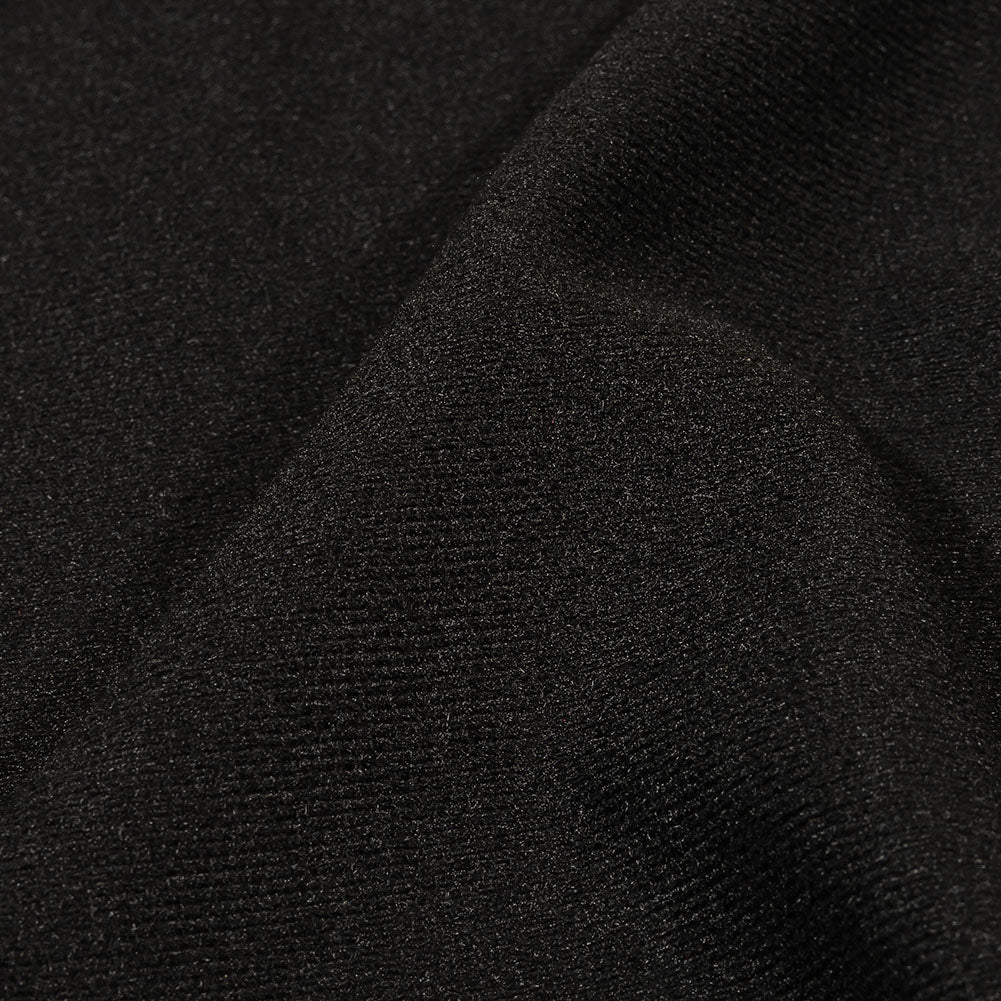 Balenciaga Italian Black Polyester Tracksuit Velour Detail