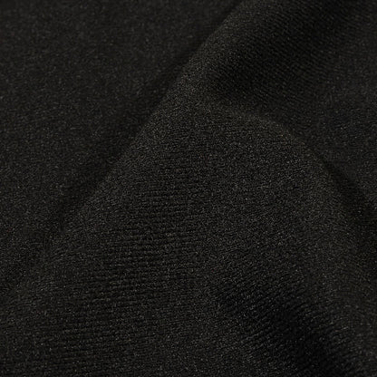 Balenciaga Italian Black Polyester Tracksuit Velour Detail