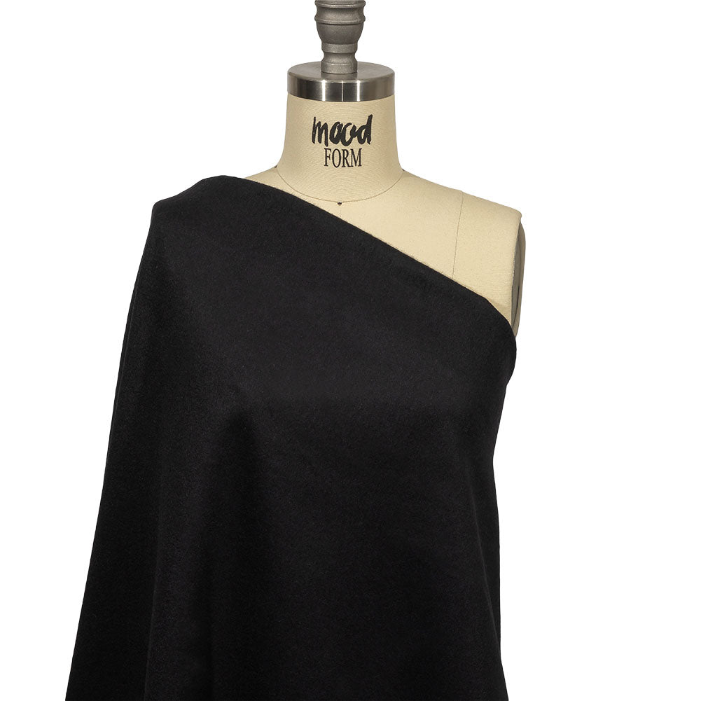 Balenciaga Italian Black Polyester Tracksuit Velour Drape
