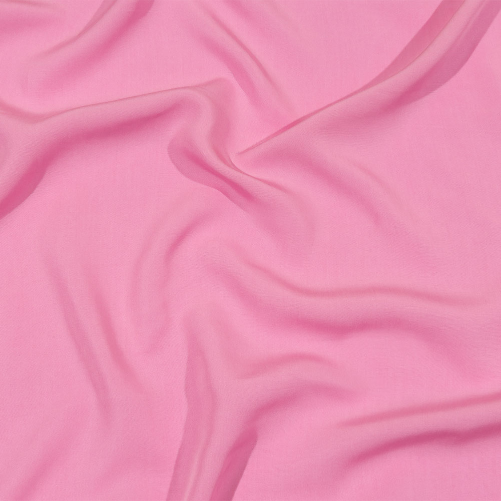 Balenciaga Italian Pink Fluid Viscose Poplin