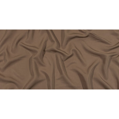 Balenciaga Italian Brown Fluid Viscose Poplin Full