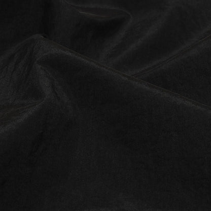 Balenciaga Italian Black Crinkled Lightweight Nylon Woven Detail