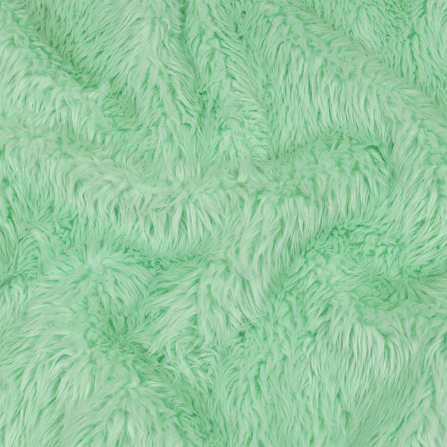 Balenciaga Italian Dusty Aqua Faux Fur