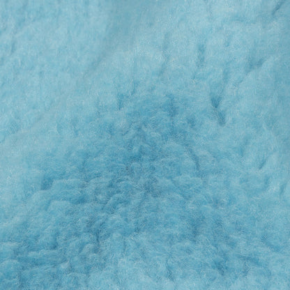 Balenciaga Italian Baby Blue Faux Shearling with Knit Backing Detail