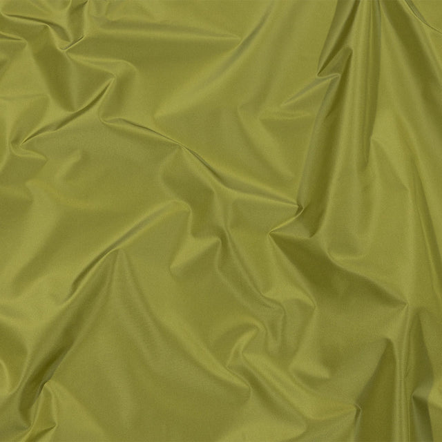 Balenciaga Italian Pea Green Polyester and Viscose Micro Faille