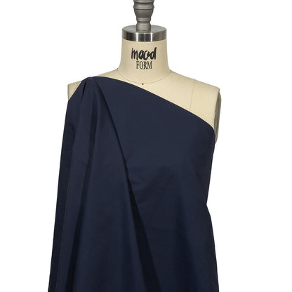 Balenciaga Italian Navy Nylon Micro Canvas Drape
