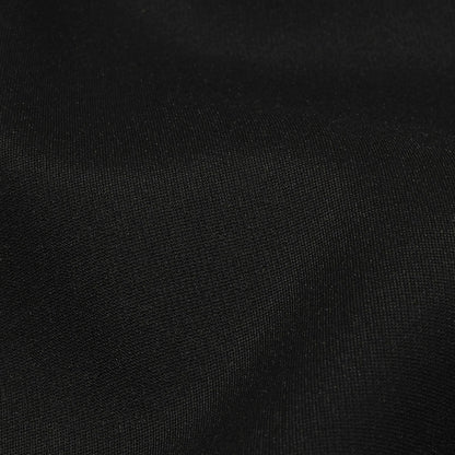 Black Bonded Double Layer Stretch Viscose/Nylon Interlock Knit by Balenciaga - Made in Italy Detail