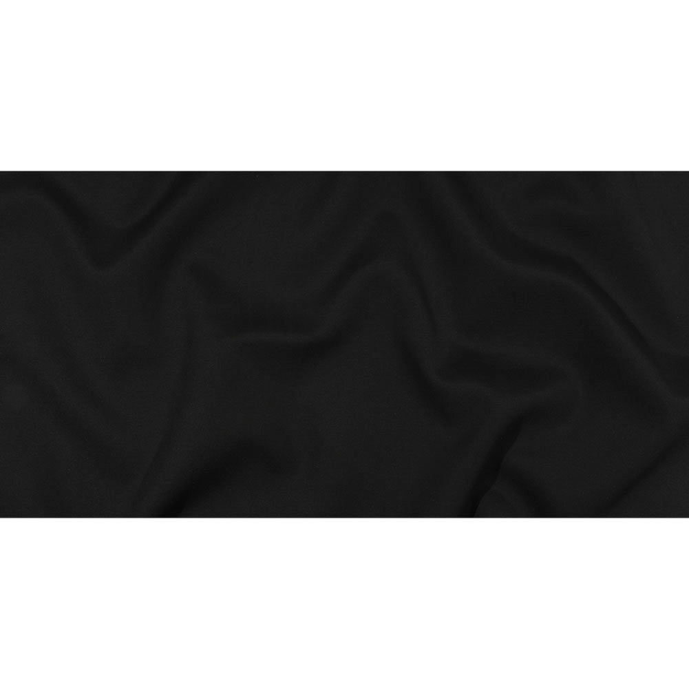 Black Bonded Double Layer Stretch Viscose/Nylon Interlock Knit by Balenciaga - Made in Italy Full