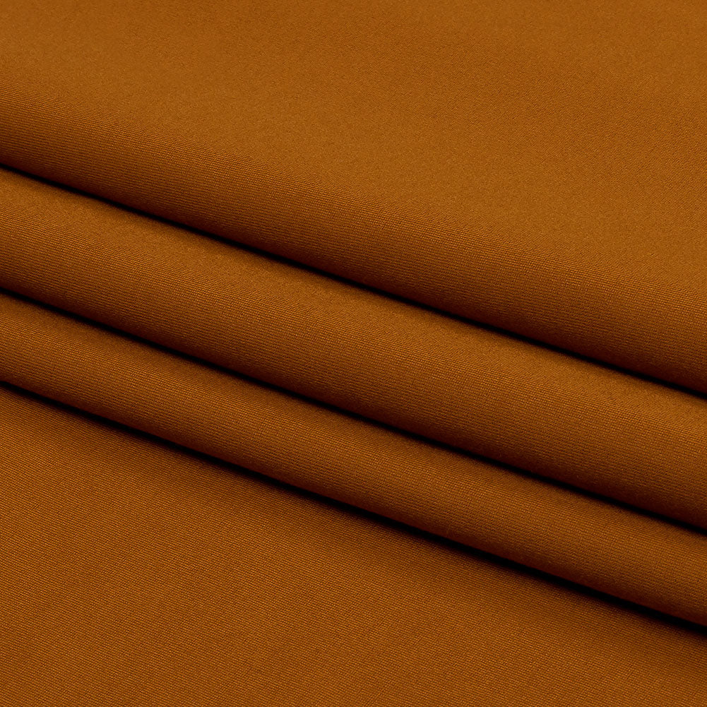 Stretch Ponte Knit - Caramel - Papilio Collection - Folded