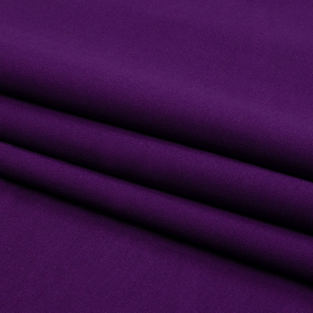 Stretch Ponte Knit - Imperial Purple - Papilio Collection - Folded