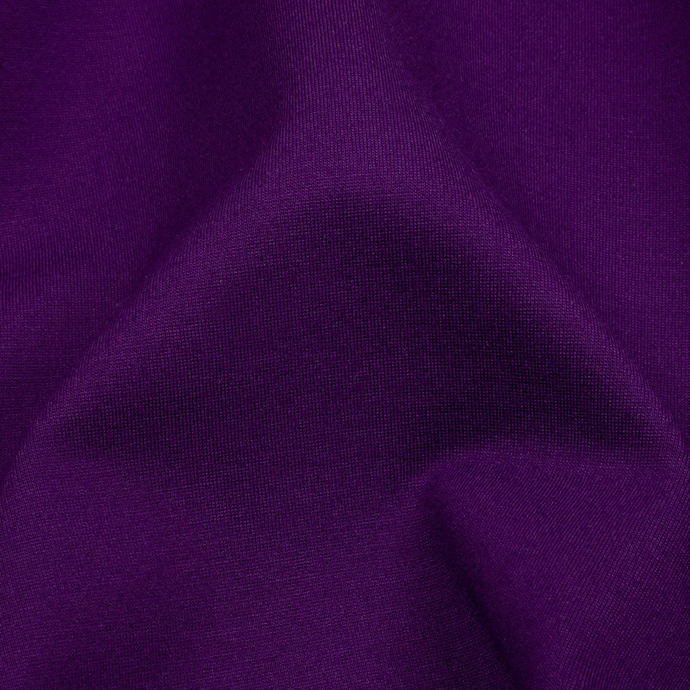 Stretch Ponte Knit - Imperial Purple - Papilio Collection - Detail
