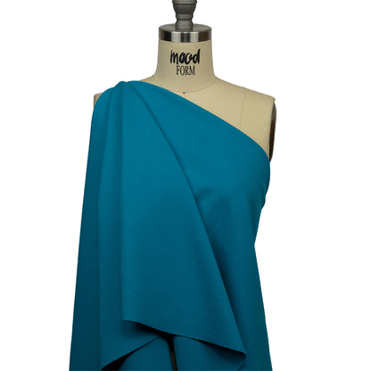 Stretch Ponte Knit - Ocean Blue - Papilio Collection