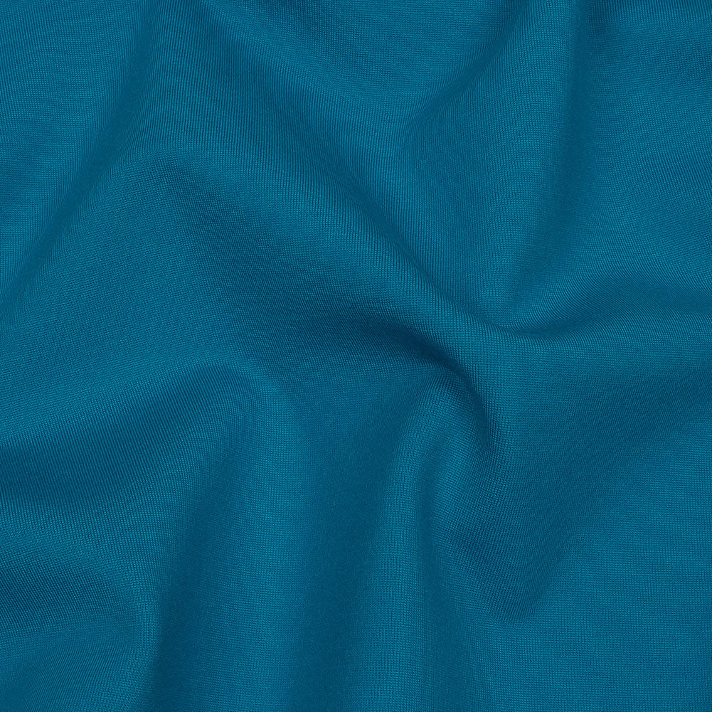 Stretch Ponte Knit - Ocean Blue - Papilio Collection