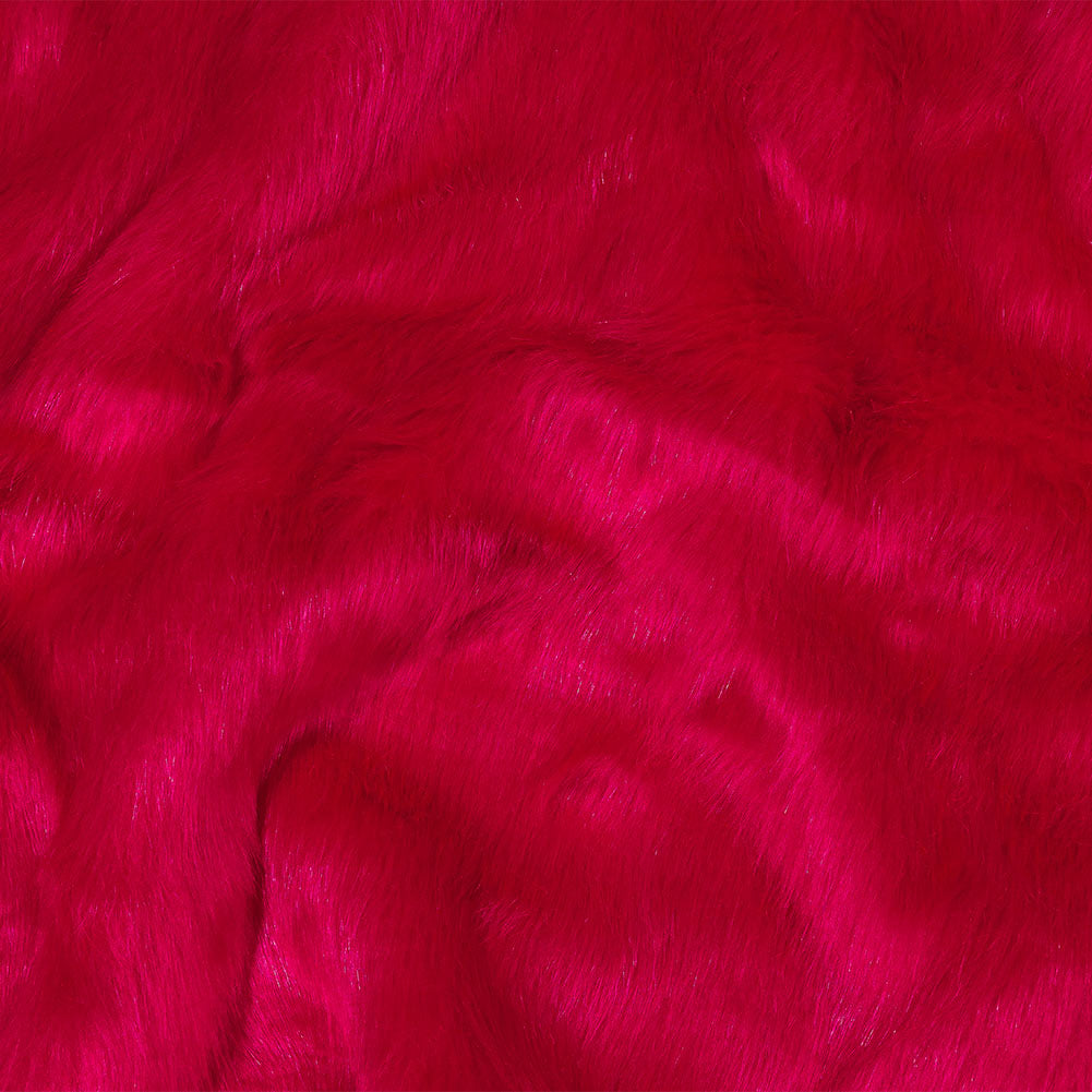 Hot Magenta Luxury Faux Fur