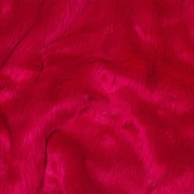 Hot Magenta Luxury Faux Fur