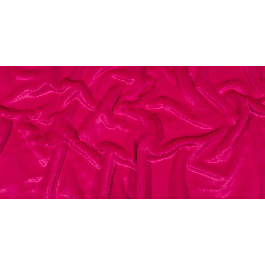 Magenta Short Pile Luxury Faux Fur Full