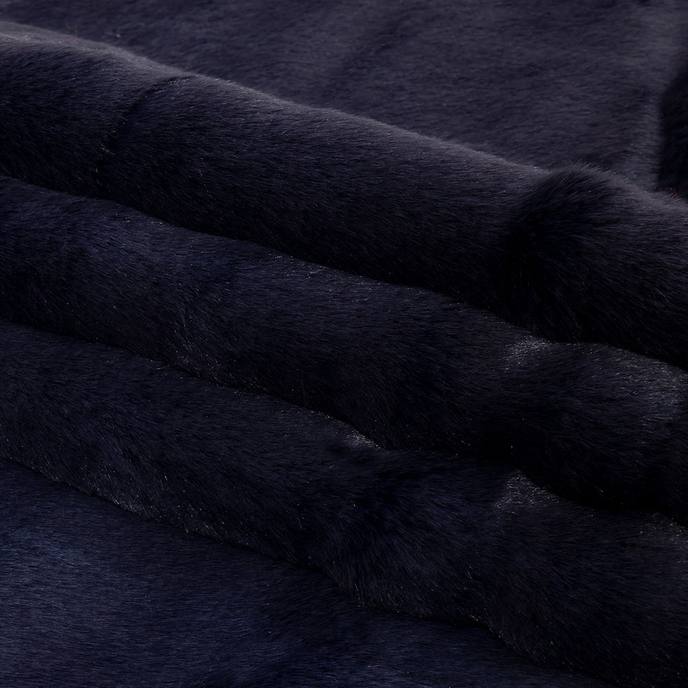 Mysterioso Textured Luxury Faux Fur Folded