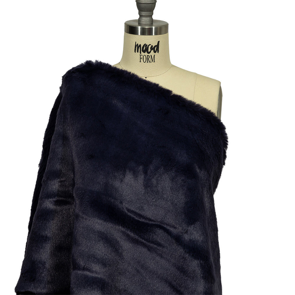 Mysterioso Textured Luxury Faux Fur Drape