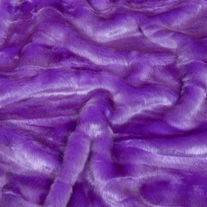 Bright Lavender Crushed Luxury Faux Fur