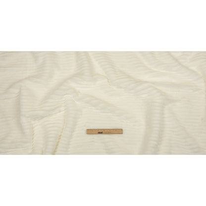 Star White Ribbed Luxury Faux Fur Full