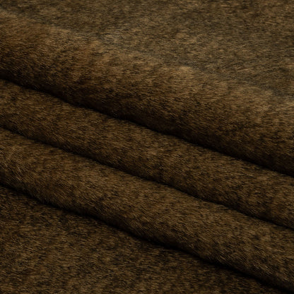 Dachshund and Black Mottled Short Pile Luxury Faux Fur Folded