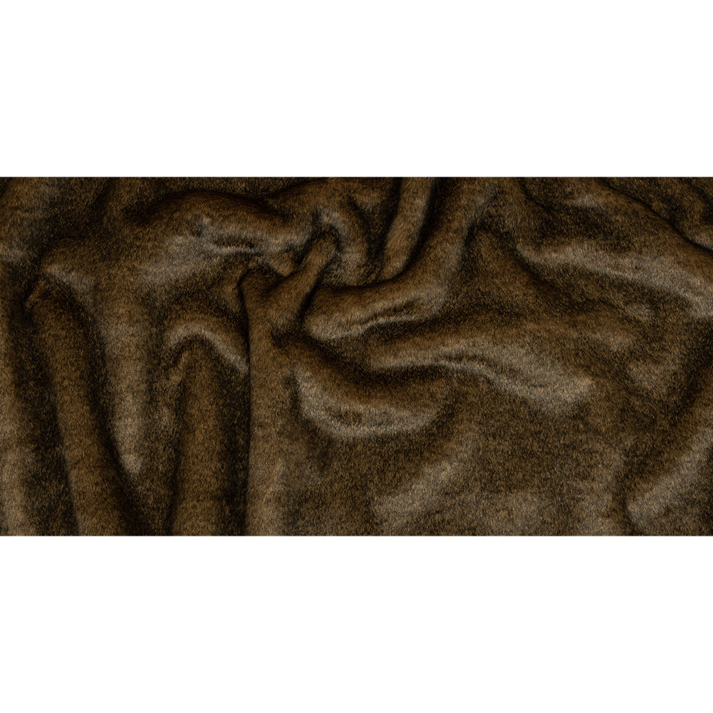 Dachshund and Black Mottled Short Pile Luxury Faux Fur Full