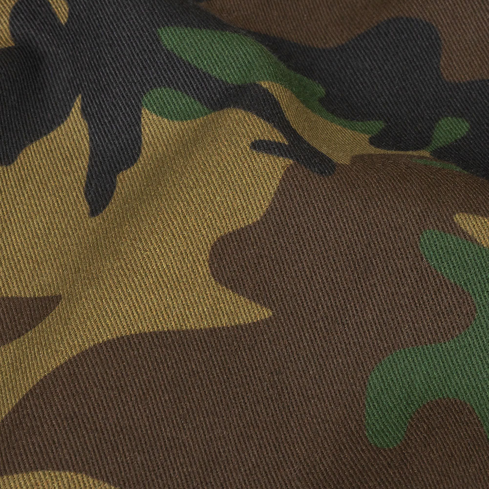 Balenciaga Italian Kombu Green, Brown and Tap Shoe Camouflage Cotton Twill Detail