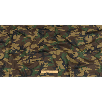 Balenciaga Italian Kombu Green, Brown and Tap Shoe Camouflage Cotton Twill Full