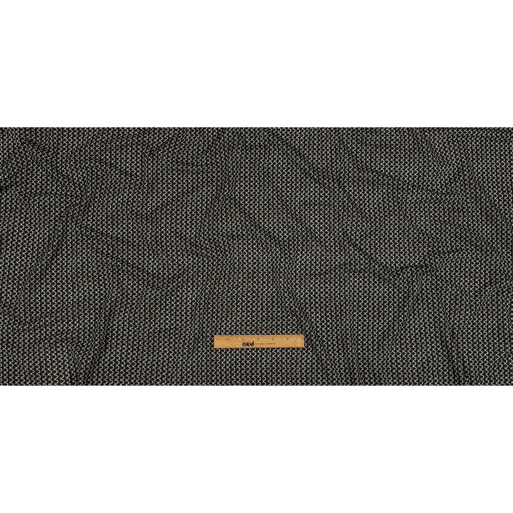 Balenciaga Italian Caviar and Gull Chainmail Viscose Pique Knit Full