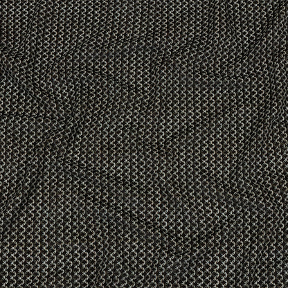 Balenciaga Italian Caviar and Gull Chainmail Viscose Pique Knit