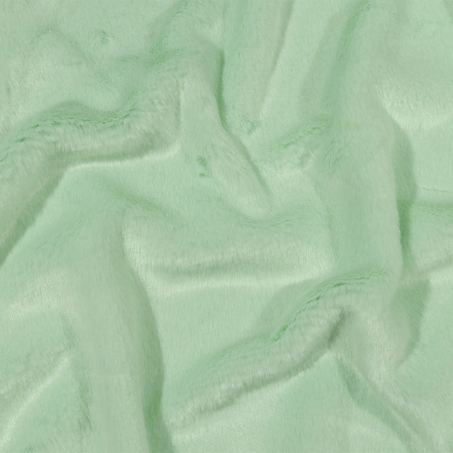 Dusty Aqua Short Pile Luxury Faux Fur