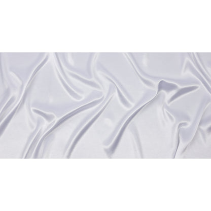 Sustainable Viscose Fluid Satin - White - Mood Exclusive Elliana Collection