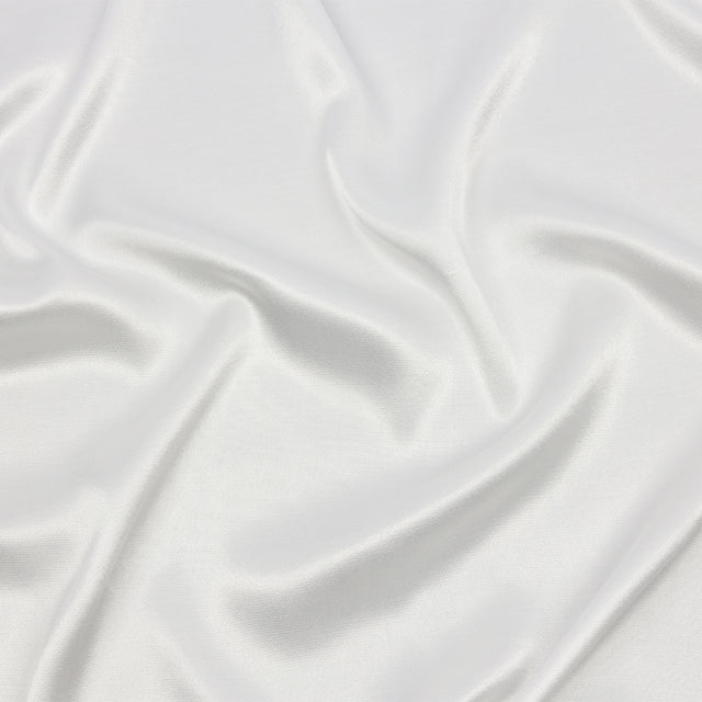 Sustainable Viscose Fluid Satin - Off White - Mood Exclusive Elliana Collection