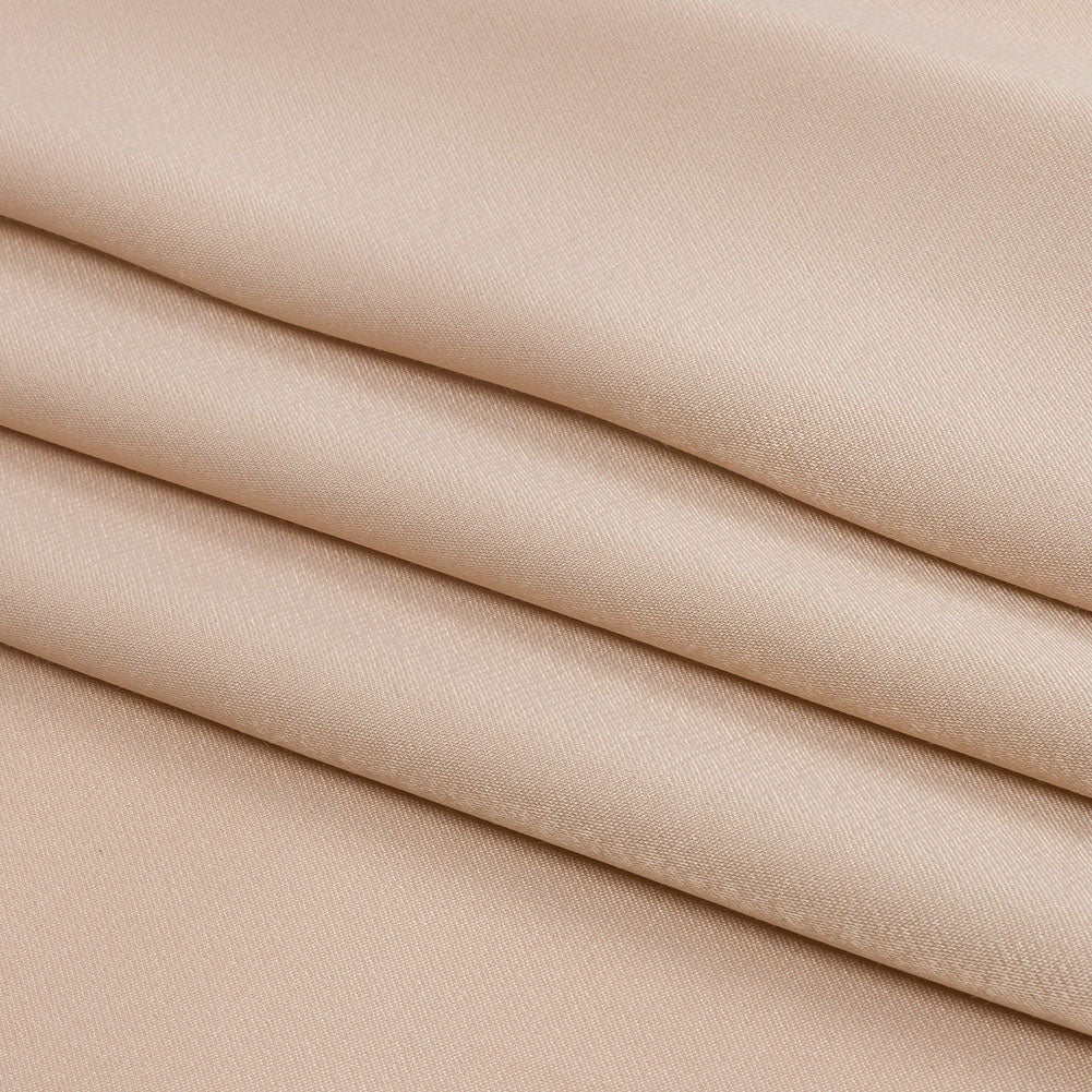 Sustainable Viscose Fluid Satin - Tan - Mood Exclusive Elliana Collection