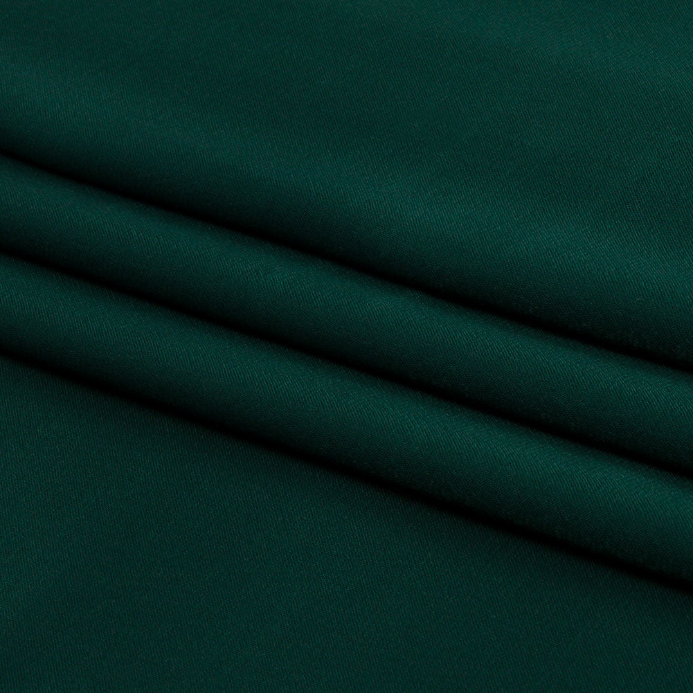 Sustainable Viscose Fluid Satin - Hunter Green - Mood Exclusive Elliana Collection - Folded