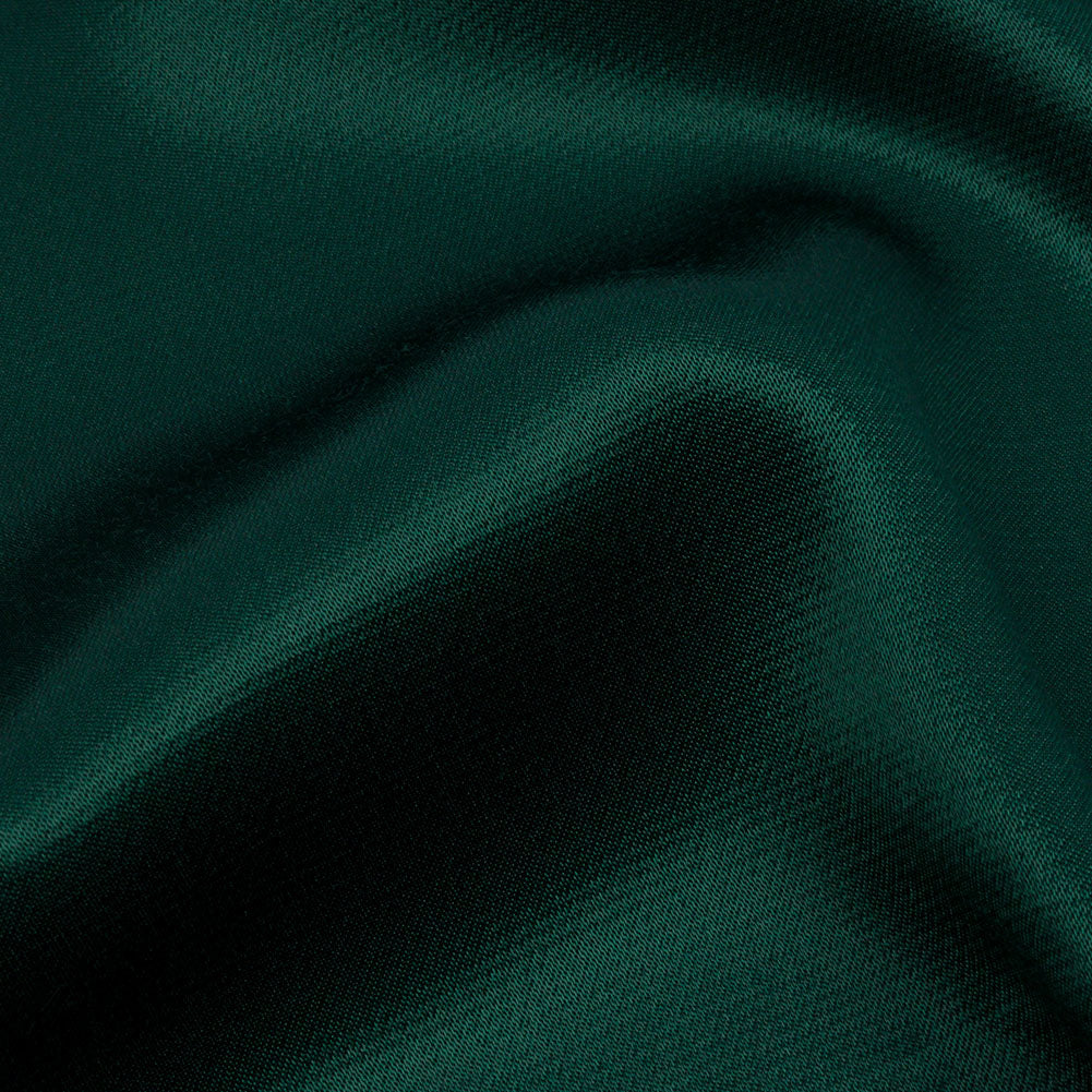 Sustainable Viscose Fluid Satin - Hunter Green - Mood Exclusive Elliana Collection - Detail