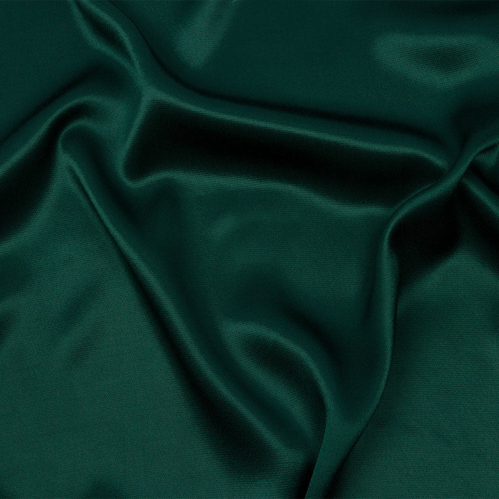 Sustainable Viscose Fluid Satin - Hunter Green - Mood Exclusive Elliana Collection