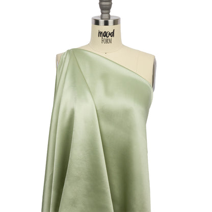 Sustainable Viscose Fluid Satin - Celadon - Mood Exclusive Elliana Collection